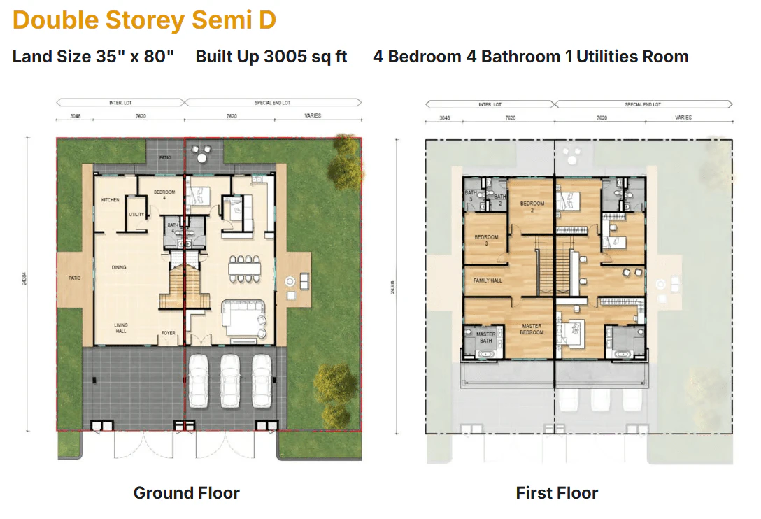 Kaze Villa Cluster floor plan