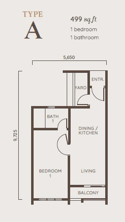 Paragon Gateway Type A floor plan