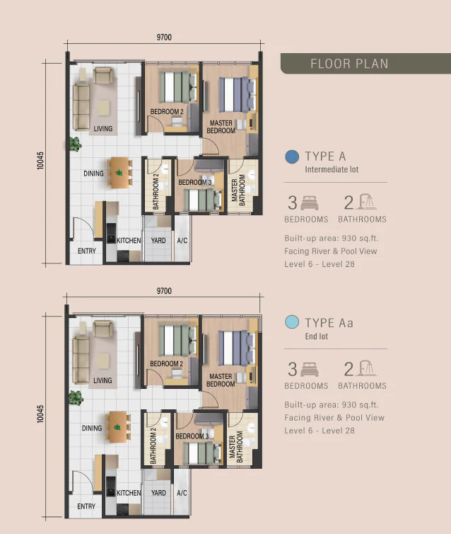 Waterway Peaks Type A floor plan
